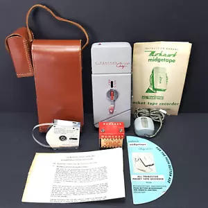 The Mohawk Midgetape Chief Model 400 Pocket Tape Recorder 1958 Complete Rare - Picture 1 of 21