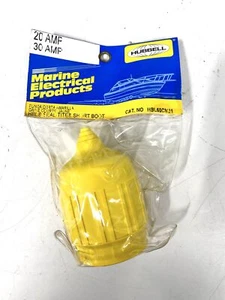 -NEW- Hubbell HBL60CM31 , Marine Seal Tite Short Boot 20/30 Amp - Picture 1 of 3