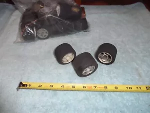 Team TRC RC10L Oval RC “Low Profile” Rear Wheels Foam Tires Parts LOT - Picture 1 of 12