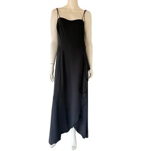 Emporio Armani langes schwarzes Kleid Gr. M / 10 Neu mit Etikett - Bild 1 von 9