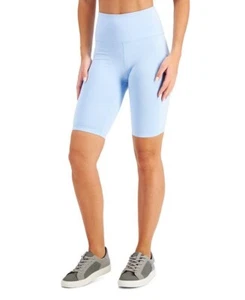 ID Ideology Women's Compression High Rise 10 Bike Shorts Blue Size Small - Picture 1 of 1