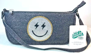 NWT Skinny Dip London Amber Smile Emoji Rhinestone Shoulder Bag Purse NEW - Picture 1 of 6