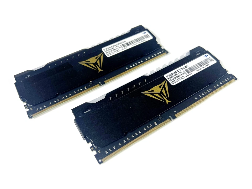 Patriot Viper Steel 16GB (2x8GB) DDR4 PC4-25600 3200MHz PVSR48G320C8 DIMM Memory - Image 1 of 2