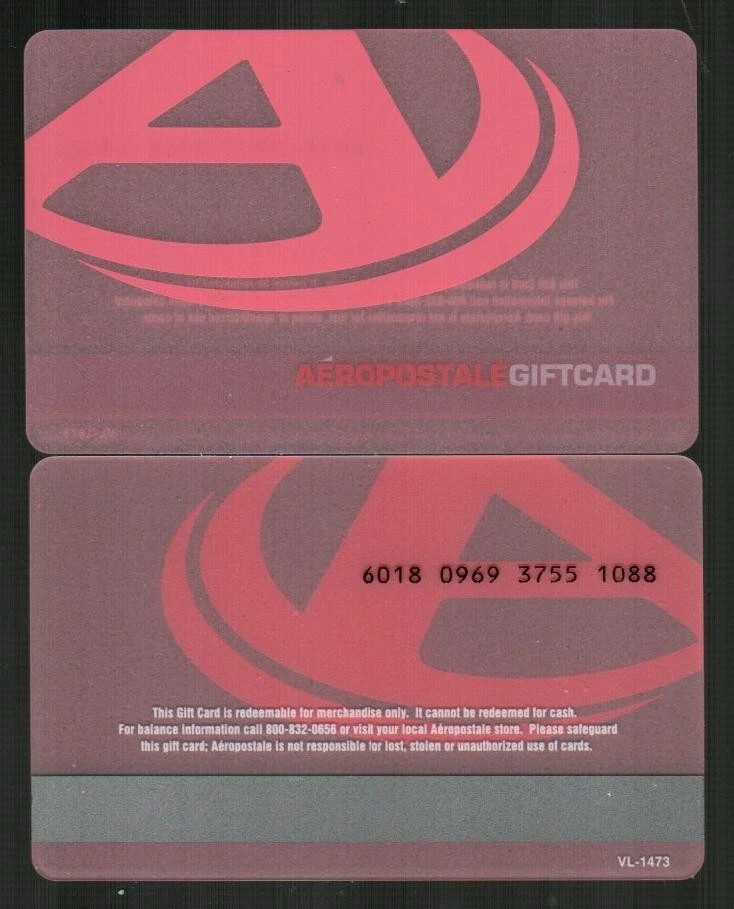 AEROPOSTALE Classic Logo ( 2003 ) Gift Card ( $0 ) RARE - Image 1 of 1