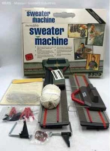 Bond Incredible Sweater Machine mit Zubehörbox VHS & mehr Vintage NOS - Bild 1 von 7