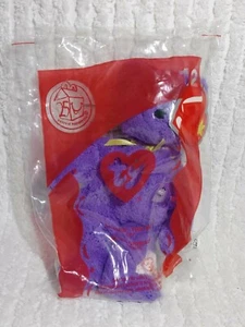 TY Teenie Beanie Grimace Bear McDonalds Happy Meal Plush Toys Mini Purple 04 - Picture 1 of 2