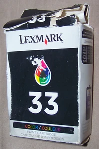 NEU Original Lexmark #33 Farbe Tintenpatrone 18C0033 - Bild 1 von 5