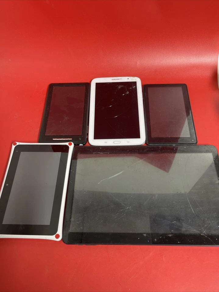 Lot Of 5  Tablet Bundle For Parts !#5 - Image 1 of 4