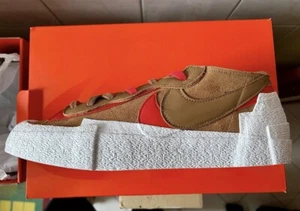 Sacai x Nike Blazer Low British Tan Suede Leather Sneakers Schuhe Trainers 45 - Bild 1 von 2