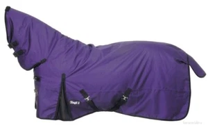 Manta Winter Horse Turnout - Cuello Completo - 1200D - PÚRPURA - Talla 69"-84" - 300 Gramos - Imagen 1 de 3