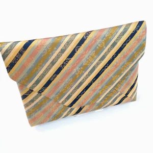 Japanese Kimono Bag Gold Brocade SUKIYABUKURO for Tea Ceremony Utensils - Picture 1 of 7