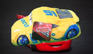 Peluche Disney Cars Red Lightning Mcqueen amarillo 51 Dinoco relleno Flip a Zoo - Imagen 1 de 10