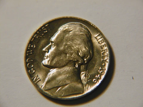 1946    Jefferson BU Nickel  nice coin! Cover
