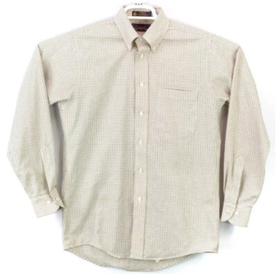 Camisa Arrow Hombre Manga Larga Multicolor Cuadros Talla 14.5 32/33 Hecha en Canadá Foto 1 de 4