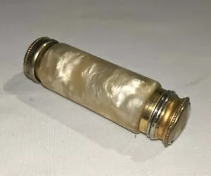 VINTAGE FRENCH MOTHER OF PEARL POCKET ATOMIZER PERFUME LE KID FRANCE Bte SGDG - Picture 1 of 12