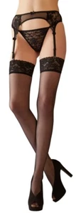 Sexy Straps Strümpfe Strapse Spitze Abschluss M-5XL Nylons Dessous Reizwäsche - Bild 1 von 33