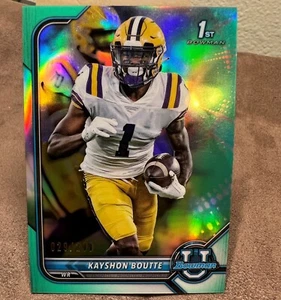 trading cards football 2022 Bowman University Kayshon Boutte 029/299 1st Bowman - Bild 1 von 3