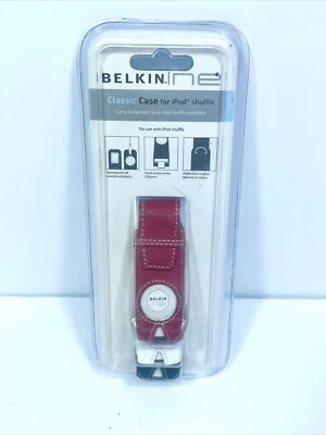 Nueva FUNDA CLÁSICA para iPod shuffle, 3 FUNDA ROJA, BLANCA, NEGRA.  pack de BEKLIN Foto 1 de 2