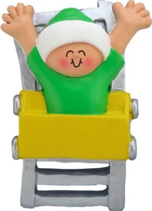 Roller Coaster 1 2 3 4 5 Person Personalized Christmas Ornament Kit - Picture 1 of 16
