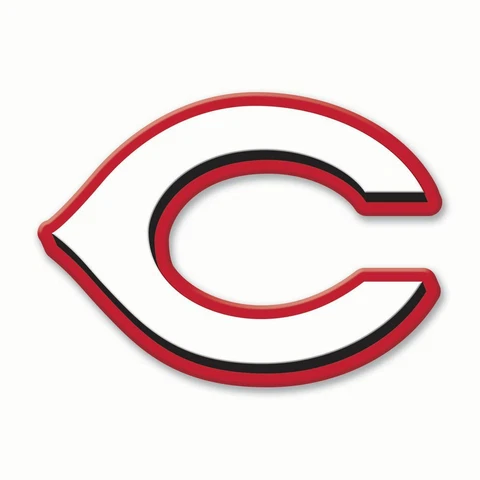 MLB CINCINNATI REDS MAGNET LOGO FLEXIBLE SMALL 2 1/2" X 3 1/2" NEW Cover