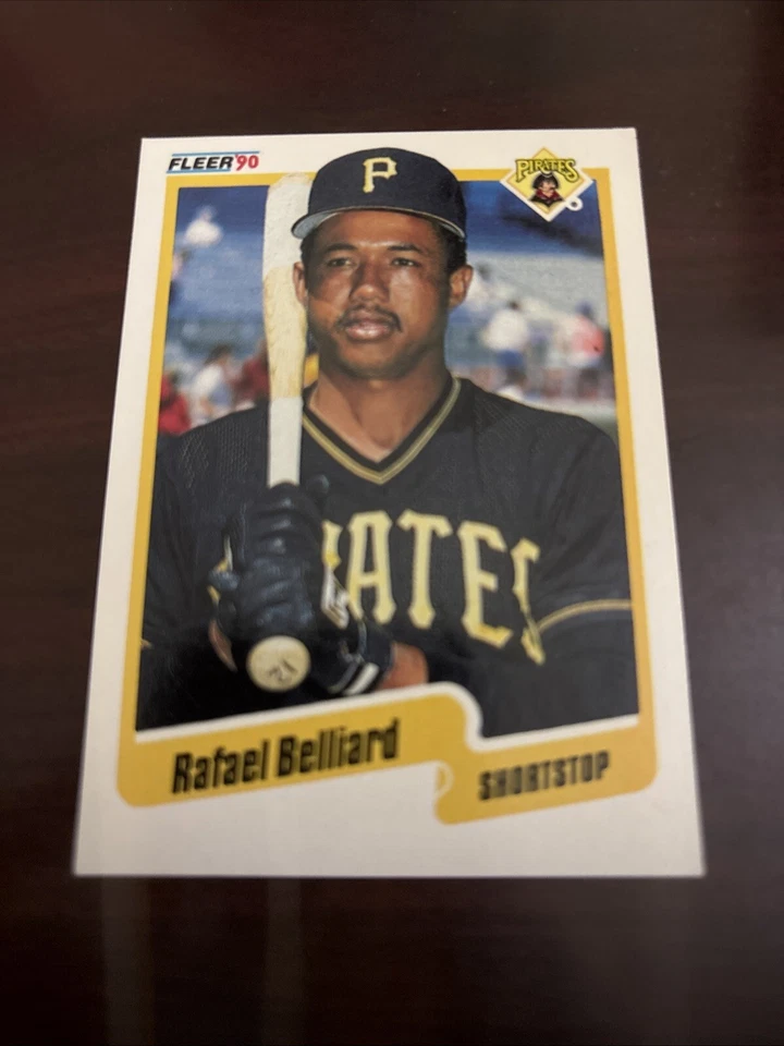 1990 Fleer - #460 Rafael Belliard Pittsburgh Pirates - Image 1 of 1