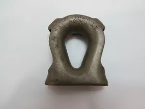 Dedal de cuerda de bronce Newco Kc, Mo para cuerda de plástico 1-1/2 1-3/4 (D3.5A155B) - Imagen 1 de 9