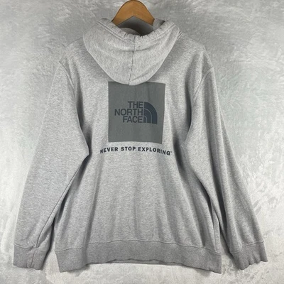 Sudadera con Capucha The North Face Para Hombre XL Pullover Sudadera Never Stop Exploring Gris Foto 1 de 4