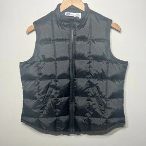 VTG Arizona Jean Co Vest  Puffer Down Full Zip Kids Women Unisex Quilted L  - Picture 1 of 6