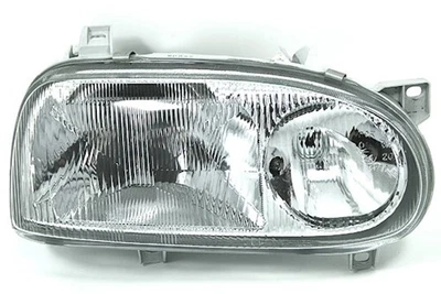 Scheinwerfer rechts für VW Golf 3 91-97 Halogen Streuscheibe Glas H1 DOUBLE - Bild 1 von 4