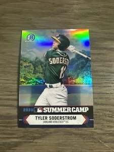 F129,172 2021 Bowman Chrome Summer Camp Refractor TYLER SODERSTROM A's - Picture 1 of 2