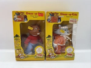 The Get Along Gang Dress Up Kids Beaver & Cat 1984 Tomy sin usar, en caja (leer) - Imagen 1 de 15