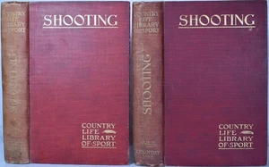 Country Life SHOOTING Hutchinson 1903 2 Volumes. Game Birds Wildfowling Shotgun - Picture 1 of 7