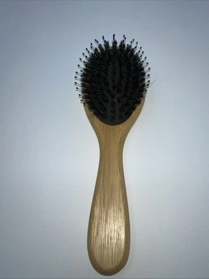 HairBrush- 野猪鬃脱毛竹桨脱毛发刷 8 英寸 — 第 1/3 张图片