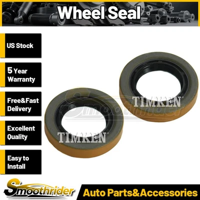 2X Rear Axle Shaft Seal Timken Fits Jeep Cherokee 1990 1991 1992 1993 1994-1997 - Image 1 of 4