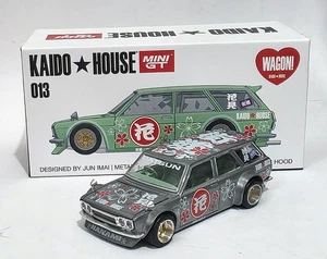 Mini GT ~Kaido House~ Datsun 510 Wagon~ #013 Hanami V2 Green Chase - Picture 1 of 8