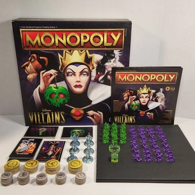 Monopoly: Disney Villains Edition (Hasbro, 2020) Board Game - Complete in Box - Image 1 of 4