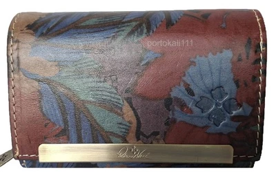 New Patricia Nash Women's Cametti Tri-Fold Leather Wallet in Blue Forest NWT - Image 1 of 4