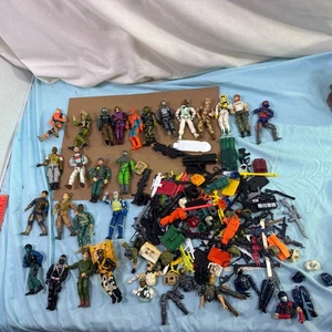 GI Joe Lot 24 Fig Vintage 1980s Action Figures 3.75" & Accessories. Large Lot ++ - Picture 1 of 15