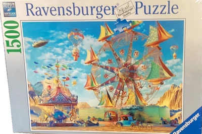 Ravensburger 1500 pc Carnival of Dreams V. Costa 2021 jigsaw puzzle HTF NIB - Image 1 of 2