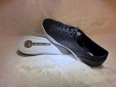 Michael Michael Kors women monogram-print round-toe sneakers/SZ 9.0/ Black/NWOB - Image 1 of 4