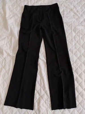 Pantaloni donna Neri Made in Italy taglia S - Eleganza Comfort con Zampa d'Elef - Immagine 1 di 2