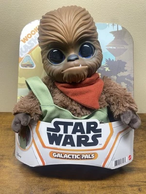 Muñeca de peluche Chewbacca Mattel 2021 Star Wars Galactic Pals Baby Wookiee 11" nueva en caja Foto 1 de 4