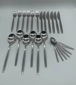 WMF Logo Esprit Cromargan Menü- Speisebesteck Tafelbesteck 24 Teile 6 Personen - Bild 1 von 12