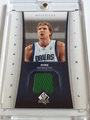 2006 SP Authentic Dirk Nowitzki #PATCH Game Worn Jersey - Ready to Grade - Image 1 of 3