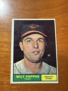 1961 Topps - Milt Pappas #295 Baltimore Orioles Baseballkarte NM - Bild 1 von 2