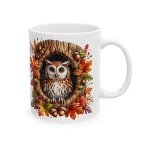 Halloween Eule lustige Liebhaber Geschenke, Herbst Eule Halloween Liebhaber Tasse - Bild 1 von 11