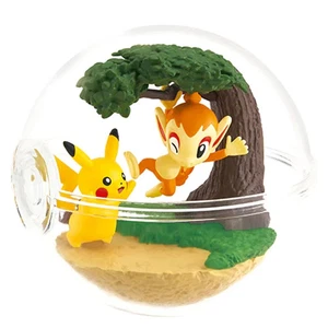 Pikachu & Chimchar Pokemon Terrarium Sammlung 12 RE-MENT - Bild 1 von 2
