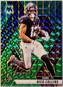 Mosaico verde Panini 2025 Nico Collins #245 - Imagen 1 de 2
