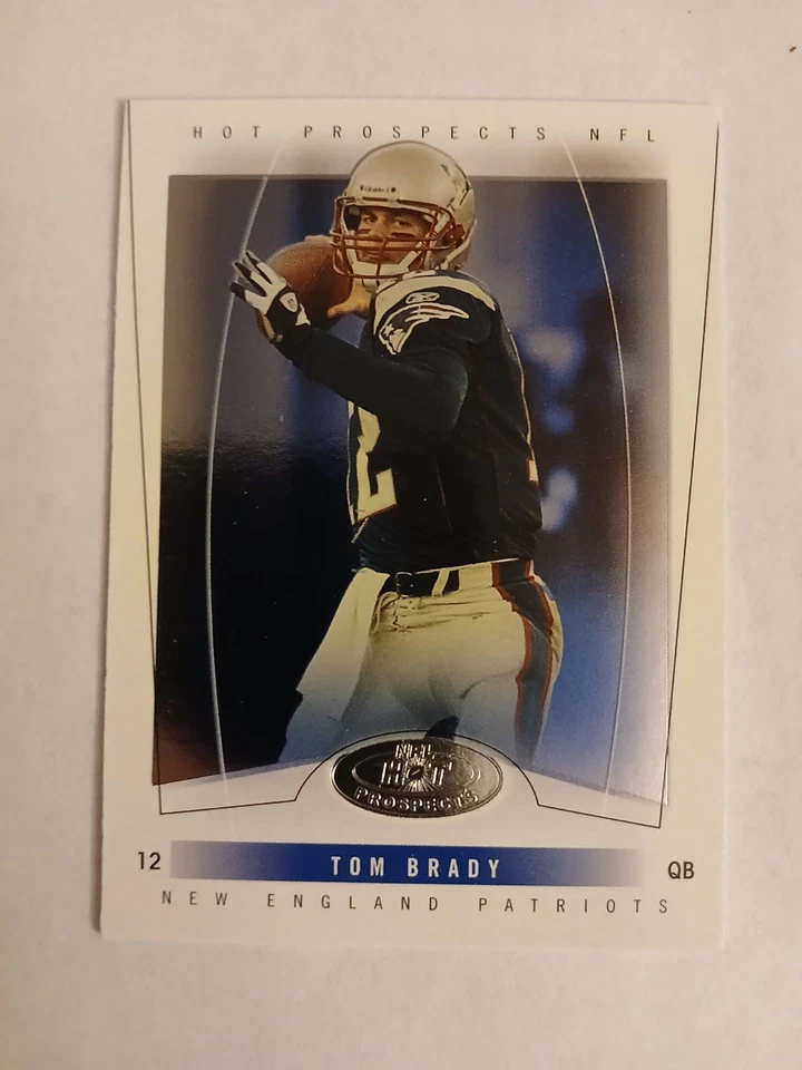 Fleer Hot Prospects #63 2004 Tom Brady New England Patriots Michigan Wolverines Foto 1 de 1