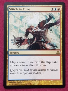 Magic The Gathering GUILDPACT STITCH IN TIME blue/red card MTG - Imagen 1 de 2